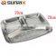 High Quality Stainless Steel Dish with compartments