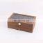 Custom Wooden Double-layer Rosewood Watch Glasses Jewelry Storage Box 8 12 Bit Walnut Glasses Storage Box