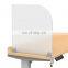 Frosted Privacy Panel With Removable Clamp Acrylic Desk Divider For Offices Classroom