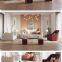 Dubai Living Room Home Furniture Sectional Modern Fabric / Genuine Leather Luxury Leisure Sofa