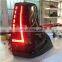 MAICTOP car auto part tail light for Prado fj150 2010-2017 black and red LED rear lamp
