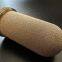 Porous Metal Sintered Bronze Filter With One Closed End porous bronze filter porous bronze sheet sintered bronze filter brass filter