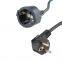 16A 250V  Eurpean power cord 3 Wire