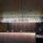 Modern Villa Dining Room Luxury Ceiling Art Glass Ball Led Chandelier Pendant Light