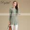 100% Knitted Cashmere Sweater Women Long Thick Crew Neck Casual Style Winter Anti-Wrinkle Anti-Shrink OEM Service Available