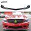 W204 C Class Carbon Fiber V Style Front Lip Front Bumper Lip For Mercedes Benz W204  C class 2009-2011