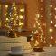 LED Desk Table Lamps Christmas Tree Lights Spiral Crystal Xmas Glass Decoration Lamp For Home Xmas Holiday Night lights