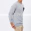 2016 Grey Pullover Sweatshirts for Men O neck Chest Pocket