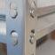 Corrosion-Resistant Bolt Free MDF Rivet Shelving Unit in Black Steel Material