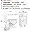 WC-3885 Siphonic Washdown One-Piece Toilet with Soft Closing Cover Ramp Down Closer, Water Closet Toilet Bowl