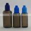 5ml black plastic bottle child proof cap vape oil bottle, black Ldpe bottle