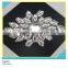 Hot Fix Crystal Glass Stone Applique Horse Eye Mix Waterdrop Rhinestone Patch 10x10cm