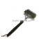 2016 New updated bbq grill brush with three brushes heavy duty stainless steel outdoor cleaning brush OEM logo and package