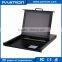 high-strength and Anti-corrosive steel plate Single port 1U rackmount 17.3 inch LED KVM drawer