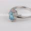 S925 silver wedding and engagement rings with clear zircon green stone ruby ring women jewelry