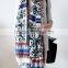 Hot Selling Fashion Vintage Flower Printed Beaded Tassel Womens Shawls                        
                                                Quality Choice