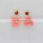 Charming Five Leaf Flower Fashion Gold Earring Hot Sell Double Design Of Ladies Earrings Jewelry Gold, Wholesale Earring