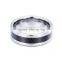 High quality jewelry black carbon fiber tungsten ring popular items tungsten ring for men