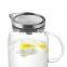 "SAMADOYO" 1.3 L Borosilicate Glass Water Bottle With Lids