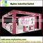 Wall mounted acrylic glasses display cabinets boutique display cabinet