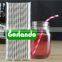 Party paper flexible drinking straws