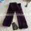 Beautiful Purple Color Warm Luxury Rex Rabbit Fur Scarves