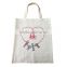 Eco friendly reycled cotton bags white