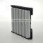 Conveyor side linear neck guide rail for effective transfer
