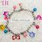 low price mix color resin plastic strong baby all kinds of bracelet