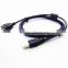 Nickel plated male to female usb 2.0 cable for camera computer gameplayer