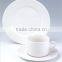 High quality 16pcs/20pcs new bone china white body dinnerware