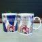 Heat sensitive color changing ceramic coffee mug manufacturer
