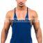 Blank Poly-Cotton Stringer Tank Tops,Muscle Tank Tops, Mens Custom Vest for Gym Fitness Bodybuilder
