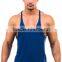 Blank Poly-Cotton Stringer Tank tops,Muscle tank tops, Mens custom vest for gym fitness Bodybuilder