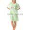 beautiful carton cotton plain nightgown