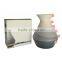 Eco-friendly Bamboo Fiber Art stackable multifuction bowl set-vase shape