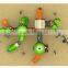 Hot sale zinc pipe LLDPE plastic new design kids plastic playground