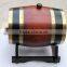 1.5 Litre decorative mini wooden barrels