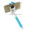 Wired Cable selfie Stick with Rearview Mirror