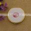 Sexy lips pocket mirror/ pu leather mirror pocket/ golden border makeup compact mirror wholesale                        
                                                                                Supplier's Choice