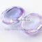 Lavender oval shaped glass stone, wholesale alibaba colored glass stones china glass stone