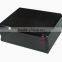 Glossy classic black shoe packing boxes wood