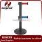 Exhibit queue post nylon belt retractable barrier