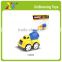 16cm kids plastic toy mini excavator