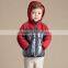 DB2947 dave bella 2015 winter infant coat baby boy padded jacket boys outwear boys grid coat boys fashion jacket