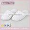 White Disposable Closed Toe Hotel Slippers SPA Slippers