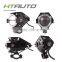 HTAUTO New Products 25W 3000lm Led Devil Eye Projector Headlight with Black Blue Pink Yellow Red Colors