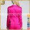 ShangYi cotton fabric hunting jackets, red blazer for wowoman, plain style open front woman blazers