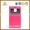 Custom Newest Luxury Design Bling Flip Cover Waterproof Leather Phone case For Iphone 5