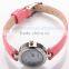 Cheap leather pink watches with small face